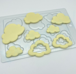 Форма пластиковая Облака плоские , 8 шт Изображение Форма пластиковая Облака плоские , 8 шт